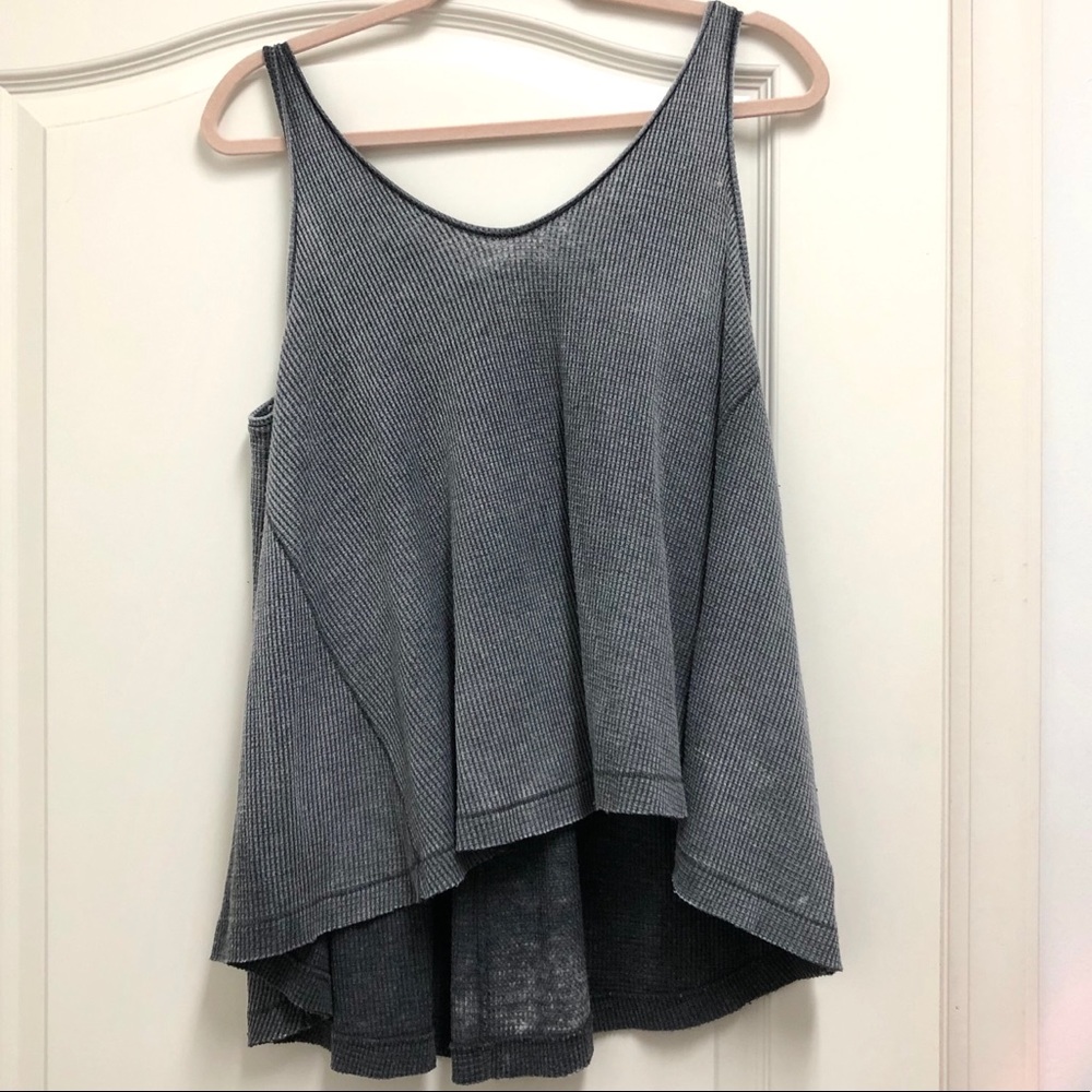 Free People Grey Tank Size M